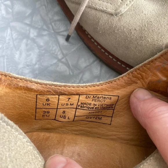 Women’s suede Dr Martens shoes size US8/UK 6 - Picture 3 of 3